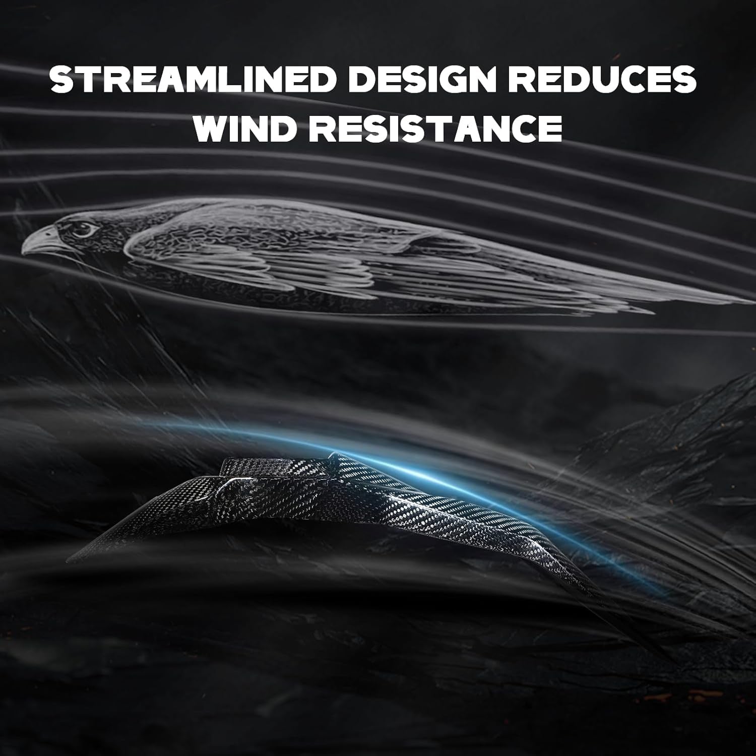 Real Carbon Fiber Front Fender for Talaria - Carbon Fiber Mud Guard Protector Plastics Mudguard Taparia Parts for Talaria Sting MX3 MX4 MX5 Electric Dirt Bike