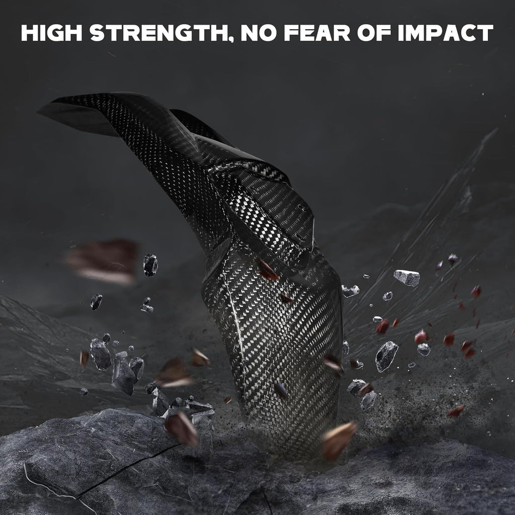 Real Carbon Fiber Front Fender for Talaria - Carbon Fiber Mud Guard Protector Plastics Mudguard Taparia Parts for Talaria Sting MX3 MX4 MX5 Electric Dirt Bike