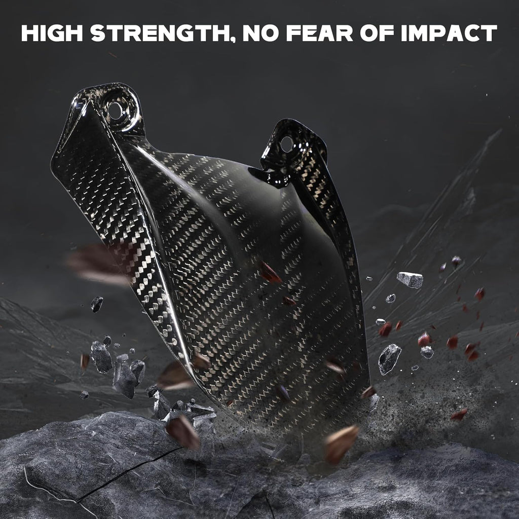 Real Carbon Fiber Mud Guard - Rear Cushion Fender Rear Fender Plastic Taparia Carbon Fiber Parts for Talaria Sting MX3/MX4/MX5 Talaria Electric Dirt Bike Talaria Sting R Bike Accessories