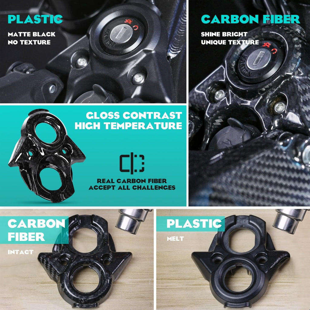 Carbon Fiber Motorcycle Ignition Key Switch Cover for Surron Sur Ron Light Bee X/S/LBX