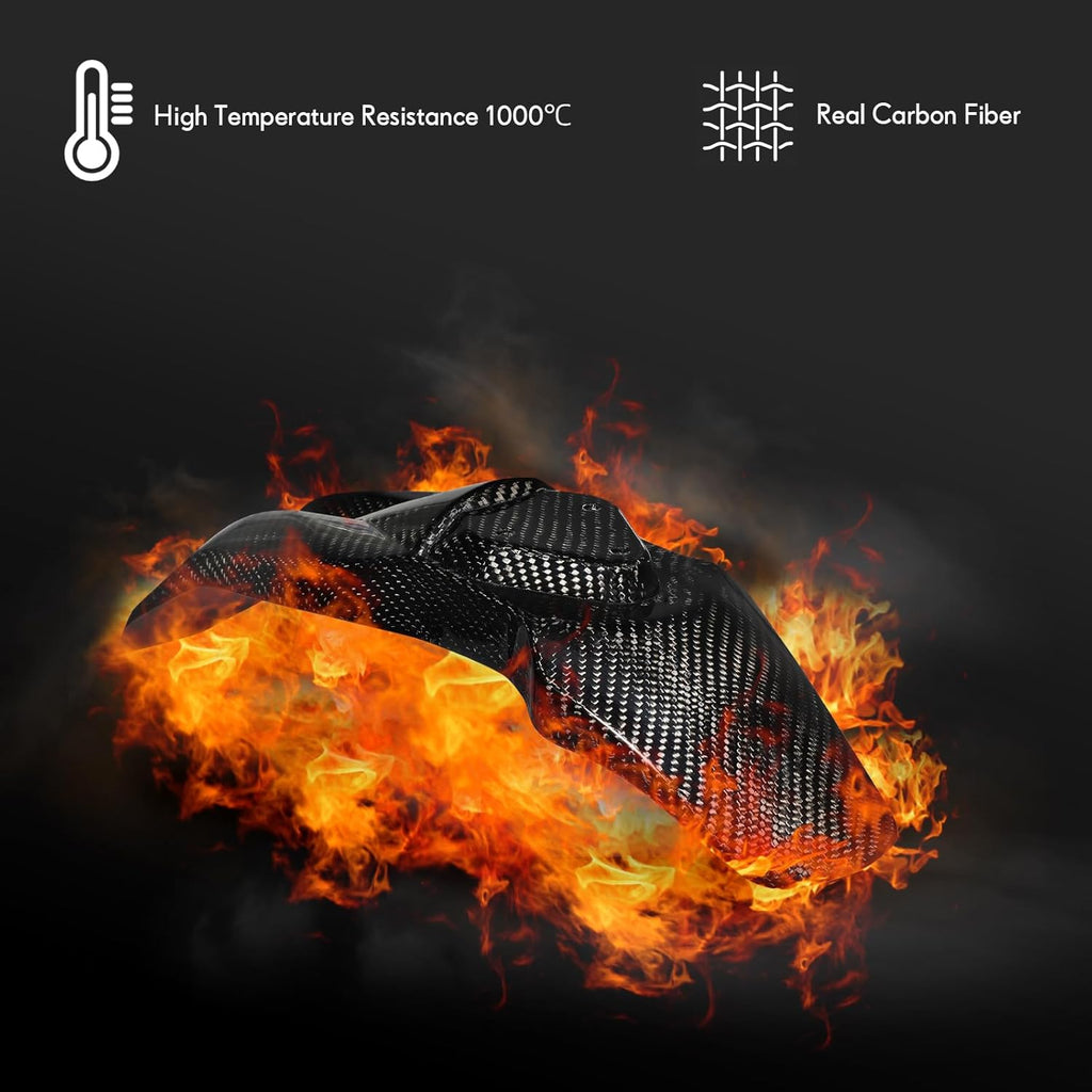 Real Carbon Fiber Front Fender for Talaria - Carbon Fiber Mud Guard Protector Plastics Mudguard Taparia Parts for Talaria Sting MX3 MX4 MX5 Electric Dirt Bike