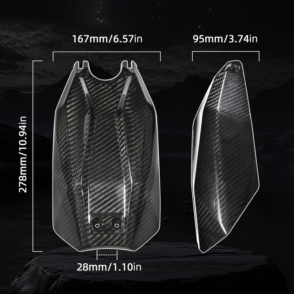 Real Carbon Fiber Battery Cover for Taparia Sting-High Strength Battery Guard Cover Talaria Sting R Bike Carbon Fiber for Talaria Sting R Bike Accessories Talaria Sting MX3/MX4 Electric Dirt Bike