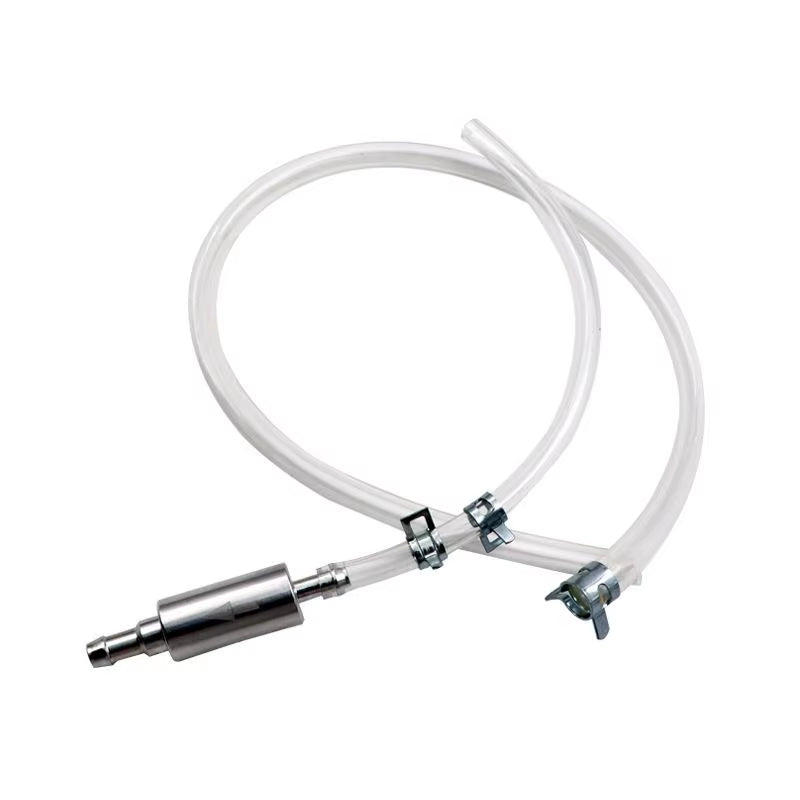 Motorcycle Brake Bleeding Oil Change Pump Tool with One Way Valve Hydraulic Clutch Valve Tube Set Hose Leak-Proof Exhaust Tube