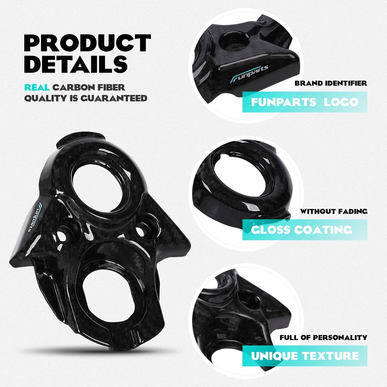 Carbon Fiber Motorcycle Ignition Key Switch Cover for Surron Sur Ron Light Bee X/S/LBX