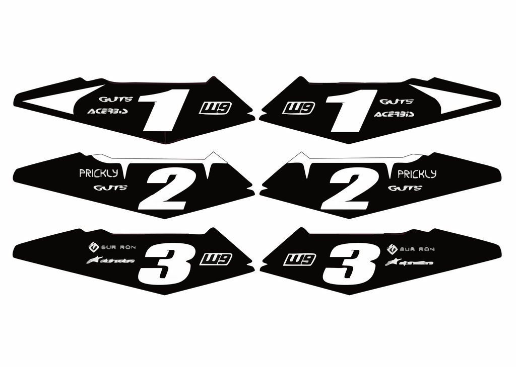 Extended Side Fender Decal