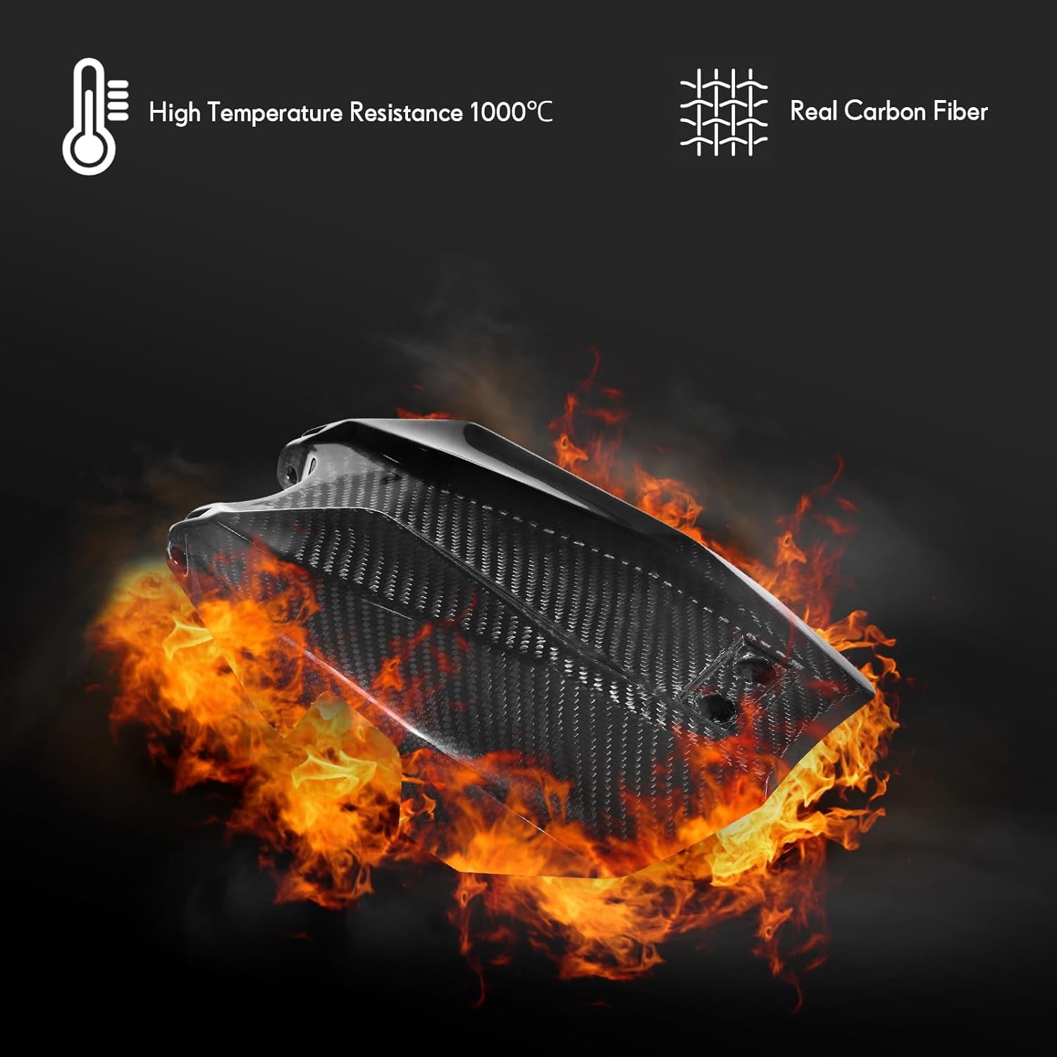 Real Carbon Fiber Battery Cover for Taparia Sting-High Strength Battery Guard Cover Talaria Sting R Bike Carbon Fiber for Talaria Sting R Bike Accessories Talaria Sting MX3/MX4 Electric Dirt Bike