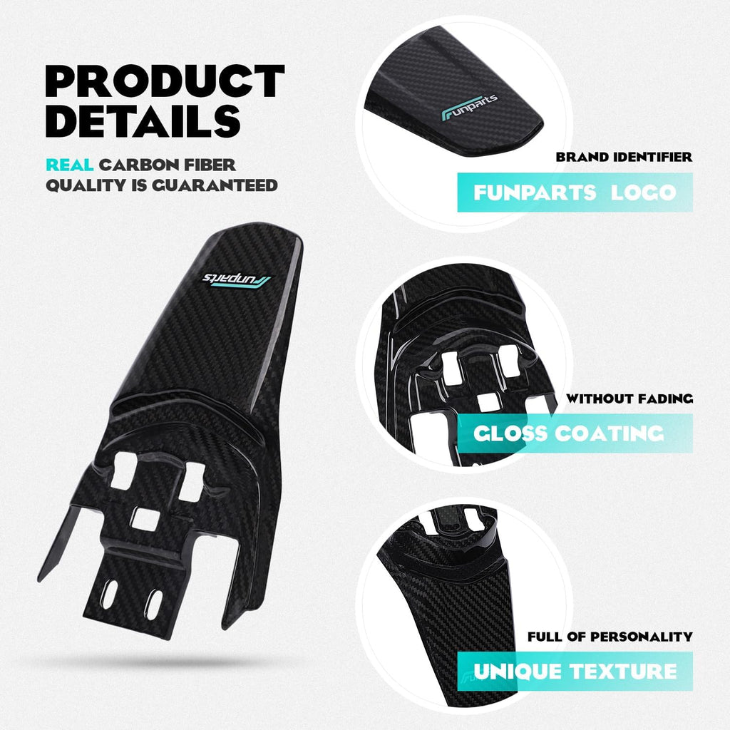 Sur Ron Rear Fender,Carbon Fiber Motorcycle Fender Mud Guard for Surron Sur Ron Light Bee X/S Segway X260 X160 Electric Dirt Bike