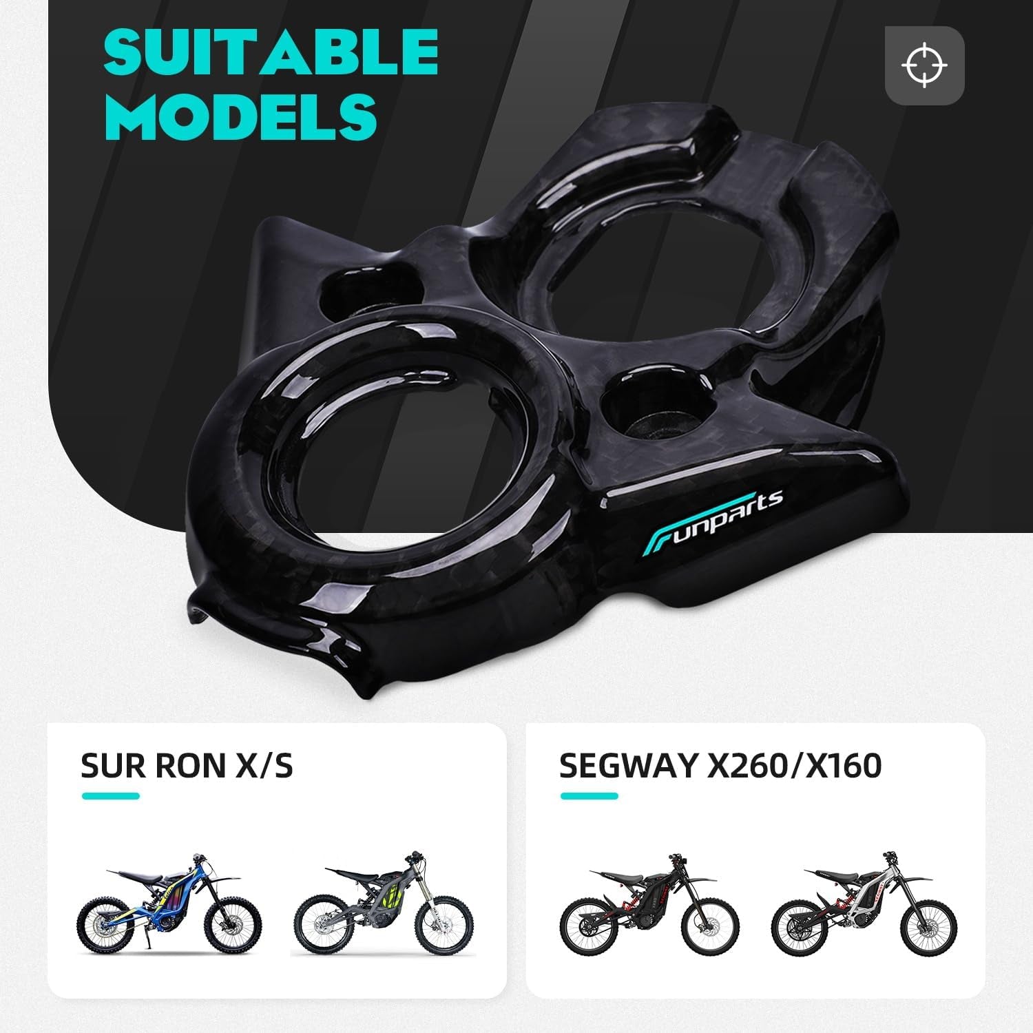 Carbon Fiber Motorcycle Ignition Key Switch Cover for Surron Sur Ron Light Bee X/S/LBX