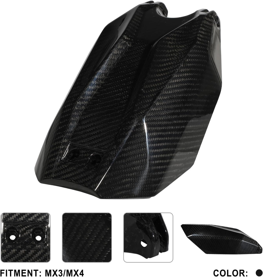 Real Carbon Fiber Battery Cover for Taparia Sting-High Strength Battery Guard Cover Talaria Sting R Bike Carbon Fiber for Talaria Sting R Bike Accessories Talaria Sting MX3/MX4 Electric Dirt Bike