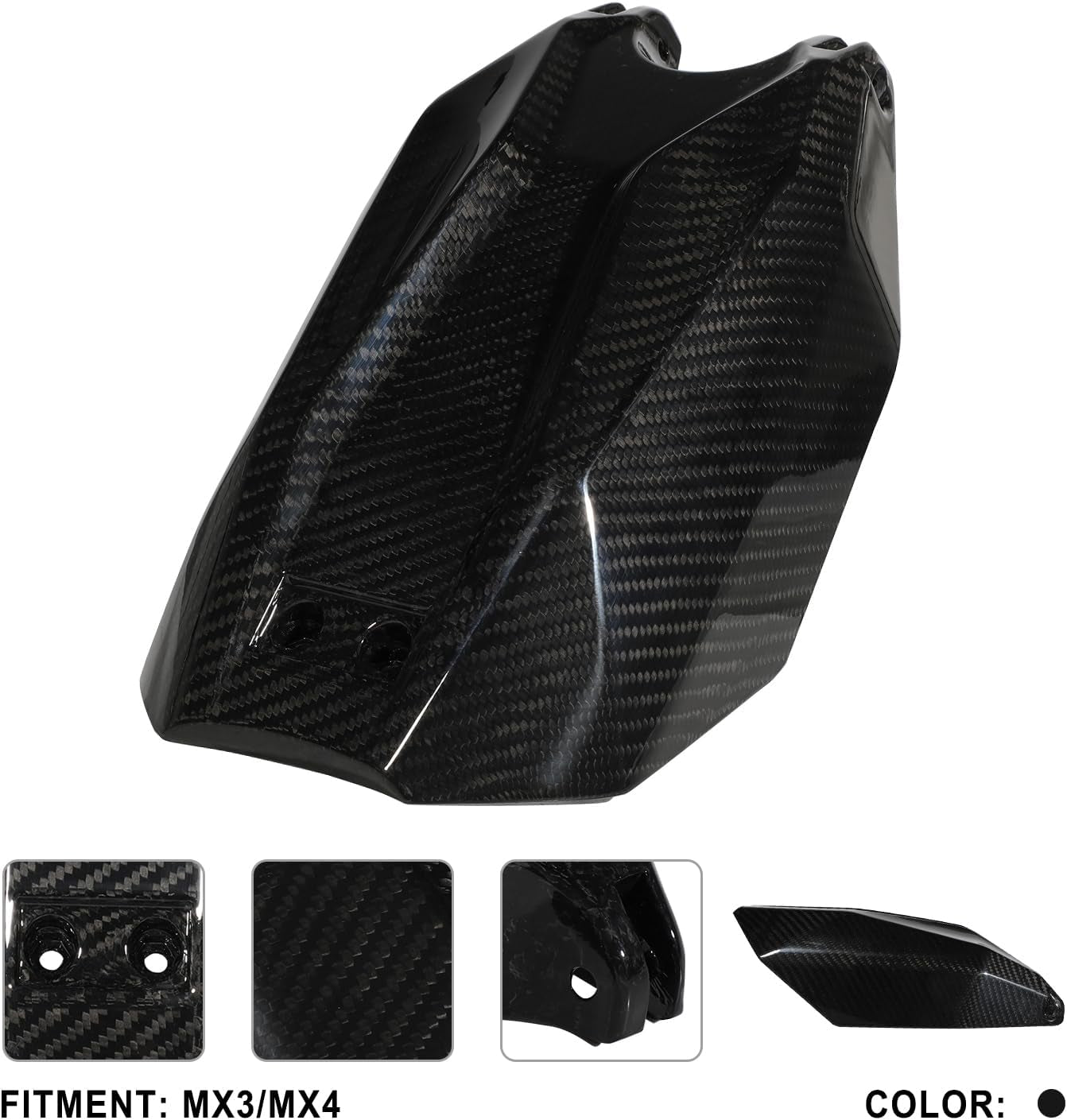 Real Carbon Fiber Battery Cover for Taparia Sting-High Strength Battery Guard Cover Talaria Sting R Bike Carbon Fiber for Talaria Sting R Bike Accessories Talaria Sting MX3/MX4 Electric Dirt Bike