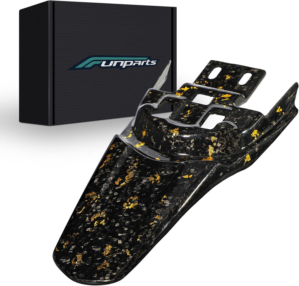 Dirt Bike Rear Fender Mud Guard Carbon Fiber for Surron Sur Ron Light Bee X/S X260 X160 Electric Dirt Bike Gold