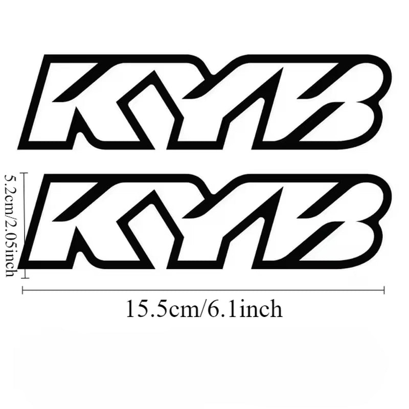 2PCS Motorcycle Front Forks Stickers for Motocross Kyb Wp Suspension Showa Decals for Yamaha Honda Suzuki Ktm Kawasaki Benelli