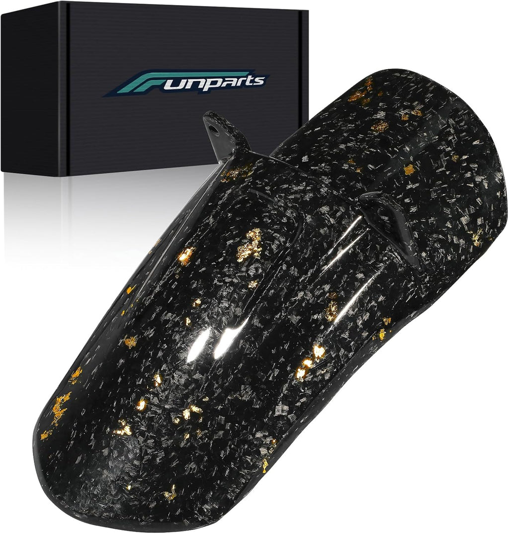 Sur Ron Rear Cushion Fender,Carbon Fiber Motorcycle Fender Mud Guard for Surron Sur Ron Light Bee X/S Segway X260 X160 Electric Dirt Bike Gold